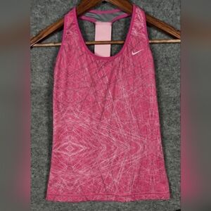 Nike Pink Racerback Athletic Shirt! Built In Bra